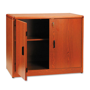 HON® 10700 Series Locking Storage Cabinet, 36w X 20d X 29 1-2h, Natural Maple freeshipping - TVN Wholesale